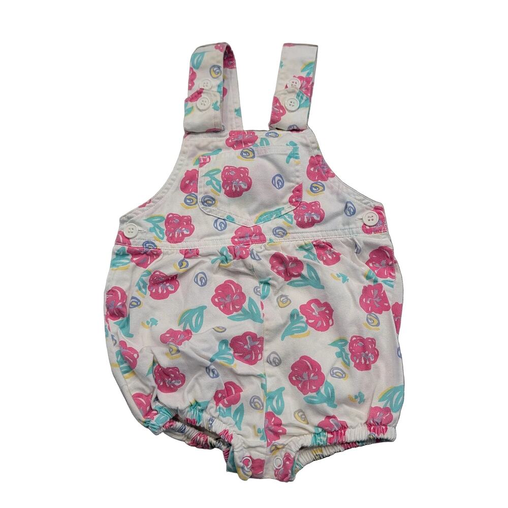 90's Youth Baby AOP Flower Summer Romper